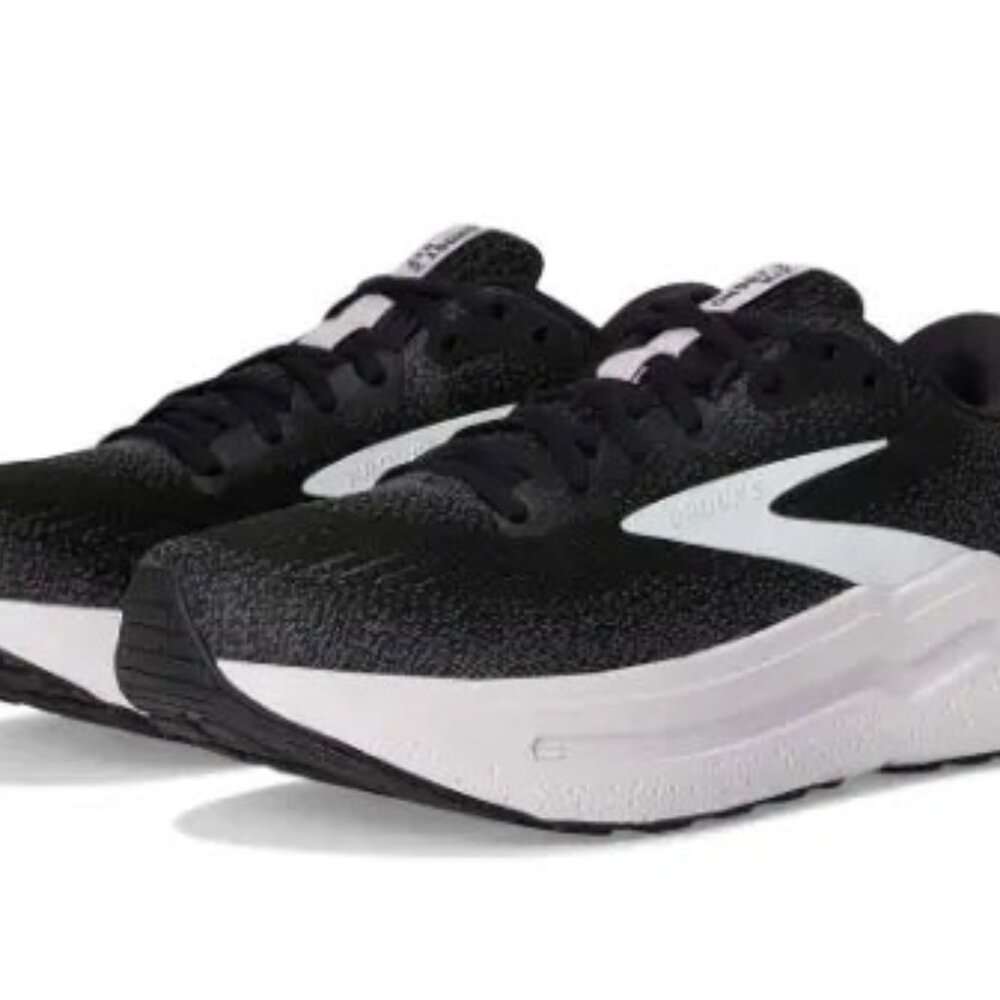 Brooks - Ghost Max 2 - Womens 7.5 B - Black/White/Orchid Ice - VGUC
